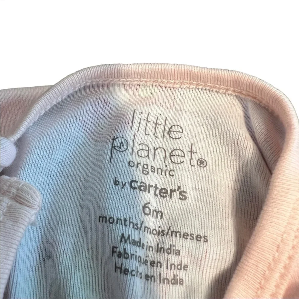 Carters little planet organic Flower footie sleeper 6 months